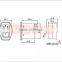 Durable 115/250VAC IEC320 active power fused emi filter with switch