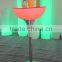 New PE Plastic Bar Table with LED light and remote YXF-6011A