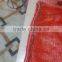 50x80cm red tubular mesh leno onion net bag