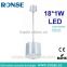 Ronse 18*1W aluminum led hanging light silver housing diving room(RS-2311)