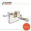 Security Armoured Rectangular Shackle Brass Padlock