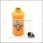 Good price best quality aluminum yellow water bottle with a tiger logo