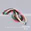China Supplier BPA Free Food Grade silicone beads jewelry baby teething necklace wholesale