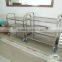 Cosbao 3 tier stainless steel serving trolley/tray trolley (BN-T23)