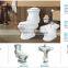 color ceramics sanitary ware set and color bathroom set_two piece toilet