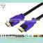 Dual color high speed HDMI Cable with Ethernet support 3D and 4K from 0.5-100m
