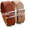 2015 fashionable style high quality genuine cowhide leather Watch strap wholesale 20mm 3pcs