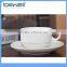 Ceramic cup and saucer, coffee restaurant ceramic cup