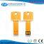 Hot sale colorful Key shap USB Flash Drive can customzied logo