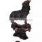 Deqogo Copper Wolf Howing to the Moon Statue by Deqogo Decoration