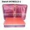 Fine Orange Imitative Embossed Document Genuine B5 Leather Portfolio