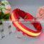 Wholesale nylon LED dog collar with battery