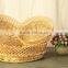 Natural Wicker Basket for Fruit and Bread Home Storage Baskets Hamper Basket