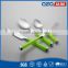 Vibrant color green plastic handle low price flatware for dinner