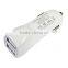 Dual Port Design 1A / 2A output 10W 2-port USB Car charger adaptor designed for iphones and andriod phones