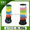 Creative cups & saucers, bright color rainbow cup set