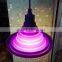 UL E26 Silicone plastic pendant lamp shade with canopy and Woven wire