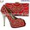 CSB1230 Wholesale price good quality ladies shoes matching bags,italian shoes and bags for party