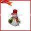 High quality OEM manufacturer fabric and sisal christmas snowman