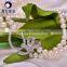 white color long pearl charms for necklaces fresh water real pearl