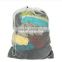 YIWU RODA 100% Polyester cord durable color logo foldable washing bag