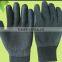 10 guage black rubber coated gloves