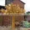 Golden Yellow Artificial Banyan Tree Artificial Wishing Tree for Sale
