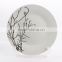 Super white porcelain plate ,new bone china ceramic plates bulk wholesale