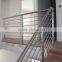 Horizonal Bars Railing With Stainless Handrail