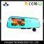 2015 New Product 4.3 inch Car Rearview Mirror Camera 1080P full HD Car DVR with Dual Camera