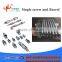 Injection Molding Screw Barrel with Alloyed Spare Parts/Nozzles