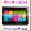 Factory 10.6 Inch Win8 Laptop Tablet pc Support Win8 System Android 4.4 OS Quad Core With Leather Keyboard