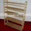 eco-friendly natural wood shoe shelf