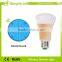 Energy saving AC100~240V 8W lighting bulb with remote control switch