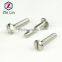 stainless steel slotted mushroom head screws M10