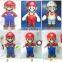 OEM Making New Loose Super Mario Bros. Baby BB Luigi Cute 4-18" action Figure Toy Super Mario