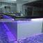 Nightclub Bar Counter,Led Counter, L-Shape Led Light Reception Desktop Designs