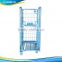 Disassembly 4 Sides turnover box pallet roll cage