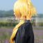 Facotry Whosale Synthetic Fiber Yellow Bob Cosplay Wig