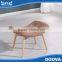 Elegant chair with E-01 E-01B fashion stool