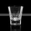 High grade handblown round whsky small glass cup 8.5oz