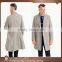 Hot Style Double Breasted Two Patch Pockets Japanese Long Coat Men