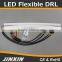 Dual Color Switchback Headlight Soft Tube LED Strip DRL Daytime Light White & Amber Turn Signal Light