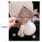 Newest Fashion Luxury Metal Rope Mirror TPU Phone Cases Cute Rabbit Fur Ball For IPhone6 6S 6 Plus 5 5S Cover For Iphone 6 Case