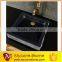 New arrival black pedestal basin on sale,bathroom basin