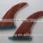 fin box pure color bamboo skin design swim fins surfboard fins