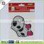 hot sale skull shape decorations sticker design for howlloween