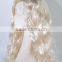 Light blond body cave curls wigs N195