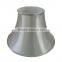 wholesale mass produce gray silk waisted round lamp shade good for shell table lamp