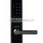 Touch ten digit kepad home door lock security system with fingerprint
